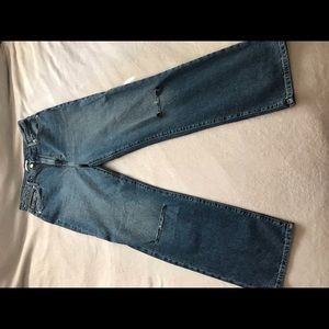 Straight leg jeans